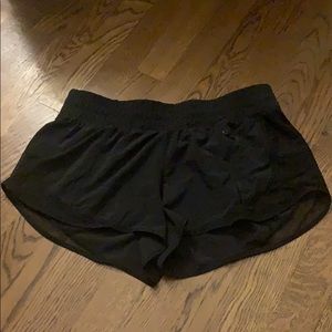 Black lulu lemon shorts